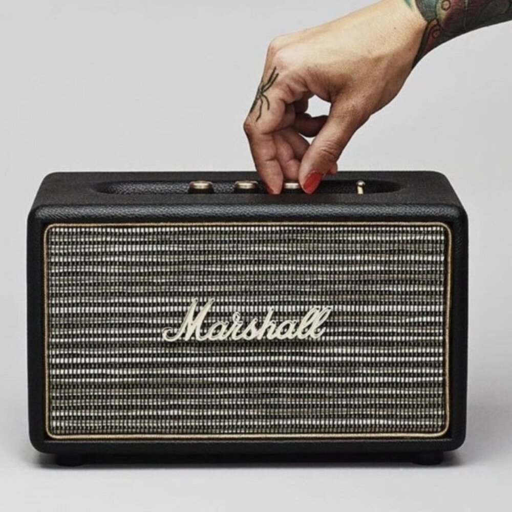 Marshall Acton Wireless Bluetooth Speaker System – Black (NIB)